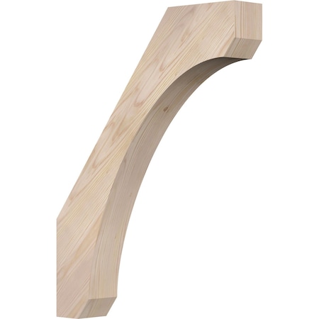 Ekena Millwork 3 1/2"W x 20"D x 26"H Legacy Smooth Knee Brace, Douglas Fir BRC04X20X26LEC00SDF